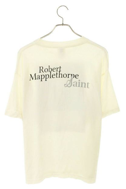 Saint Michael Print T-Shirt White Size L