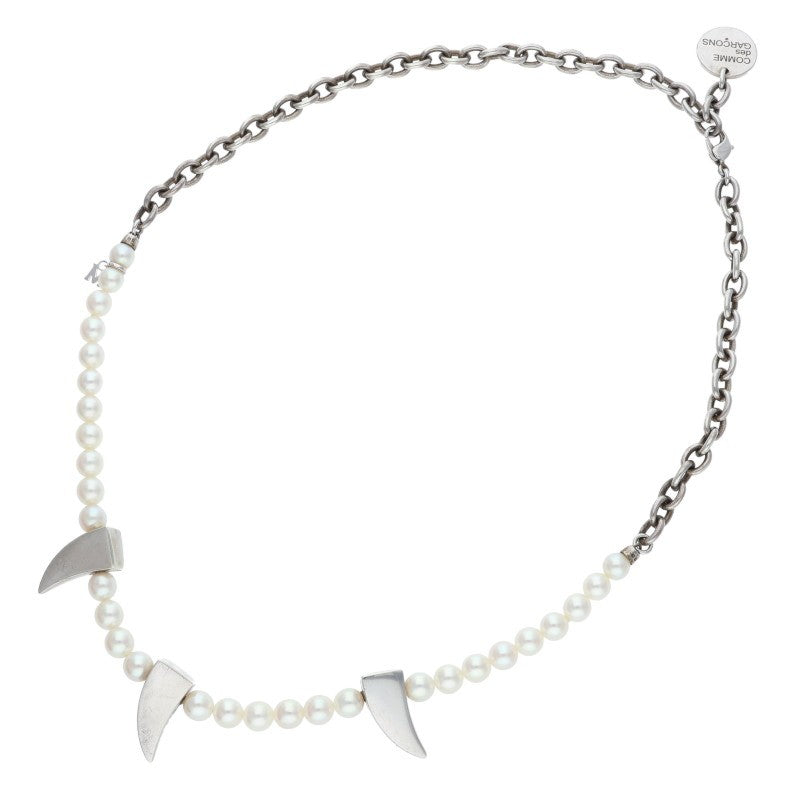 Comme des Garcons x Mikimoto Necklace (Silver 57.64g)