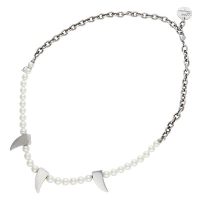 Comme des Garcons x Mikimoto Necklace (Silver 57.64g)