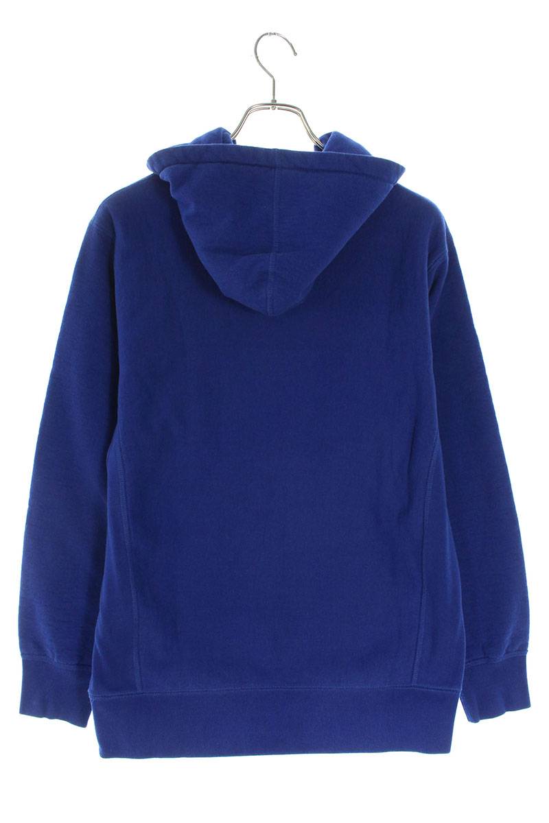 Supreme 08AW Box Logo Pullover Royal Logo Pullover Hoodie Blue Size M