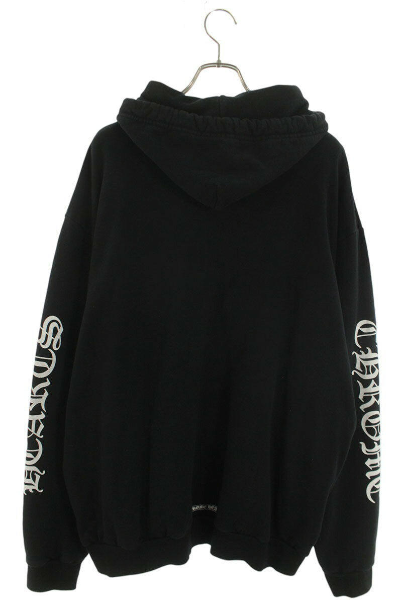 Chrome Hearts SWTSHRT PLV Logo Print Pullover Hoodie Black Size XXL