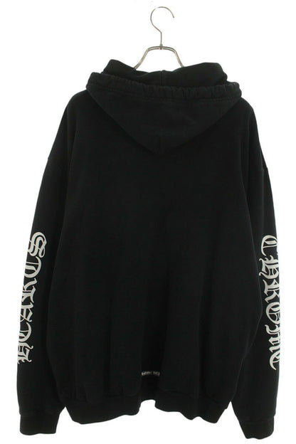 Chrome Hearts SWTSHRT PLV Logo Print Pullover Hoodie Black Size XXL