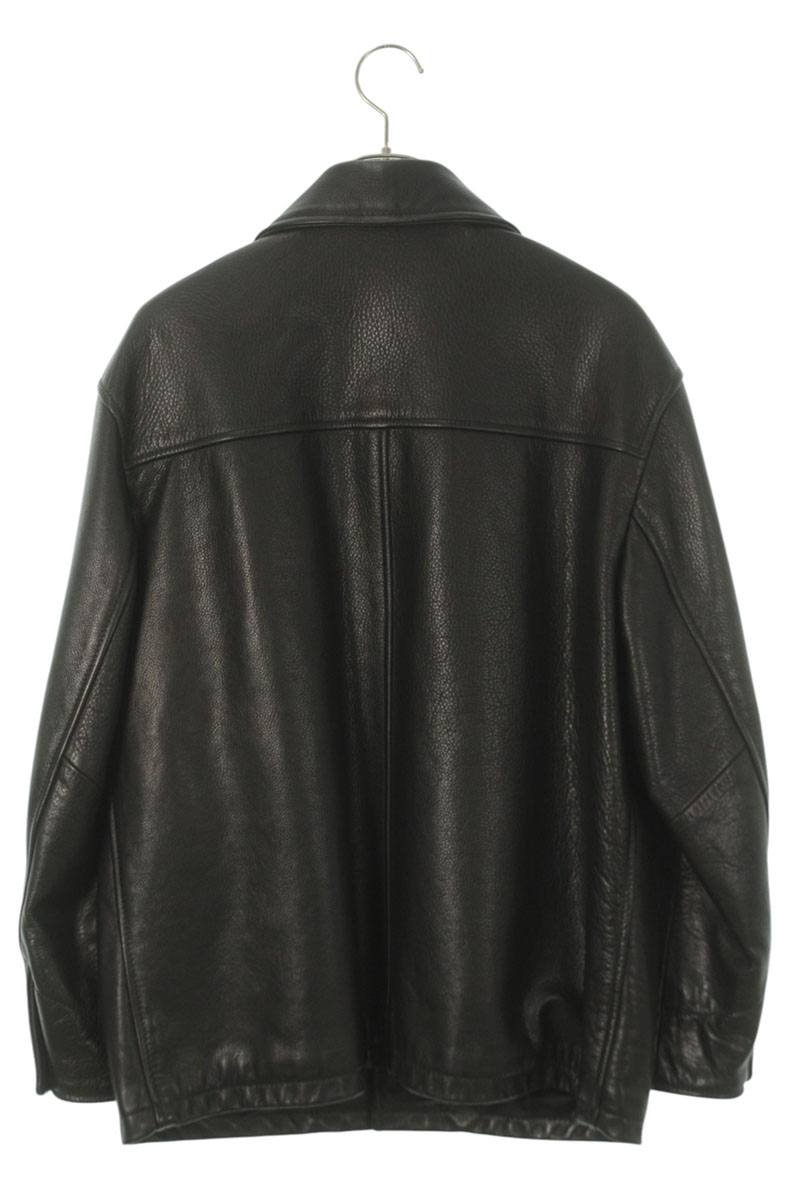 SUPREME x schott 23AW Leather Car Coat Black Size S