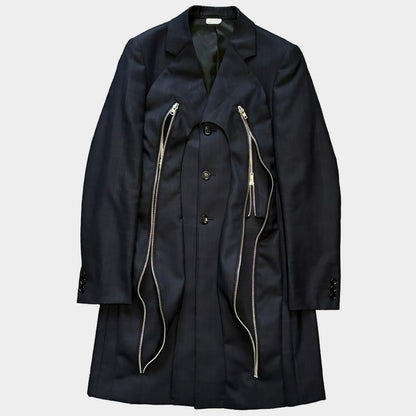 COMME DES GARCONS HOMME PLUS 23AW Avant-Garde Chester Coat Blue Size XS