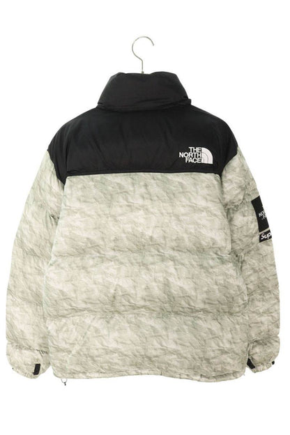 Supreme x The North Face 19AW Paper Print Nuptse Jacket Size M