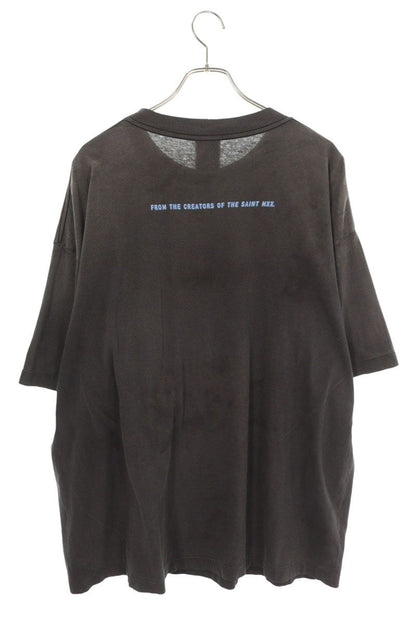 Saint Michael Vintage T-Shirt Black x Blue Size XXL
