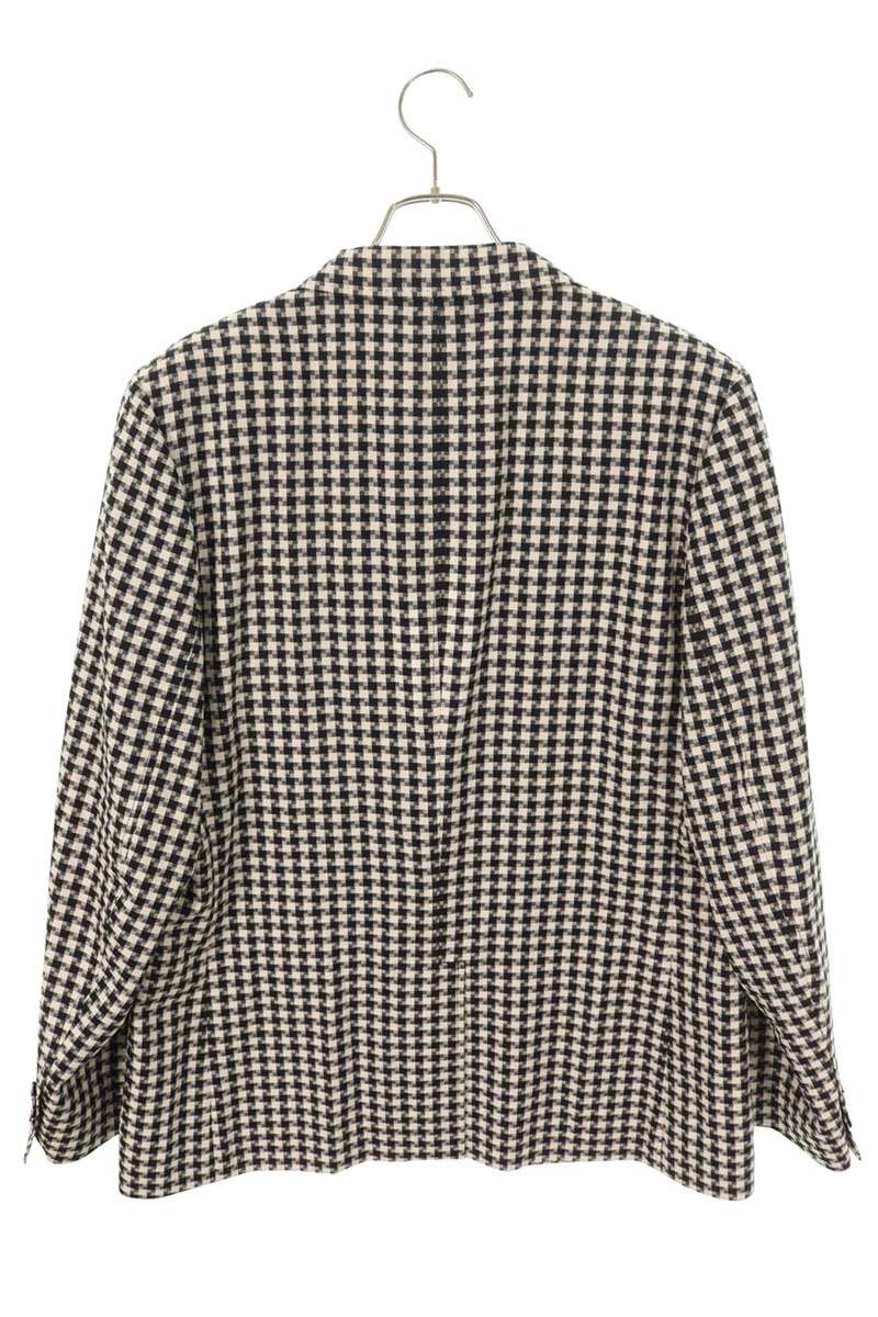 MAISON KITSUNE Houndstooth Blazer White/Black Size XL