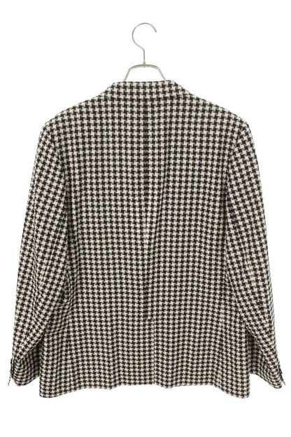 MAISON KITSUNE Houndstooth Blazer White/Black Size XL