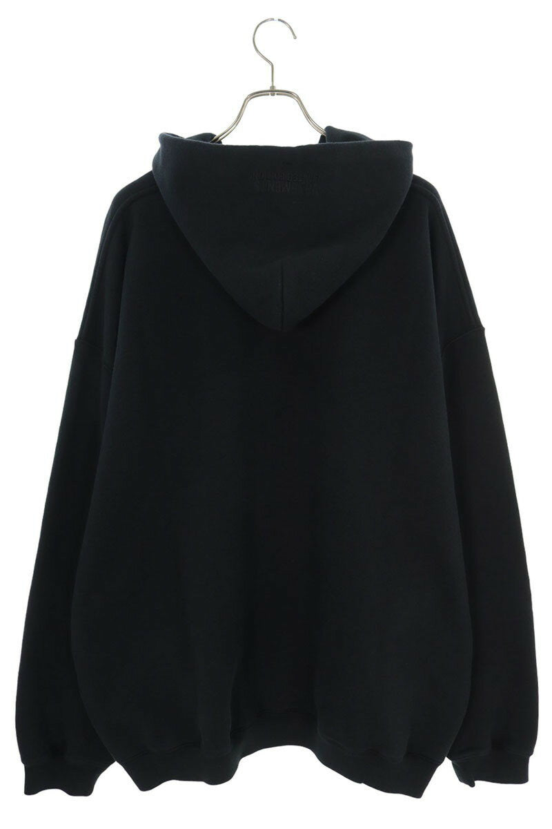 Vetements 24AW Logo Hoodie Black Size M