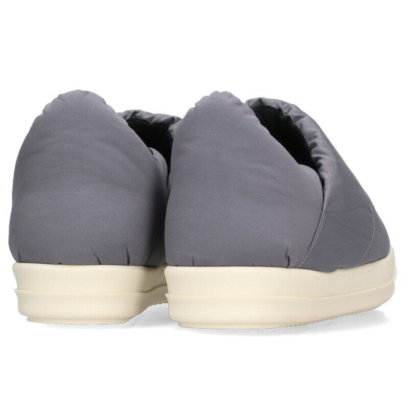 DRKSHDW PUFFER SLIP ON Fur Sneakers Gray x White Size 43