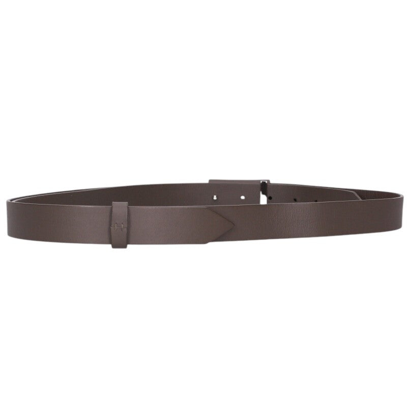 Balenciaga Leather Belt Gray x Silver One Size