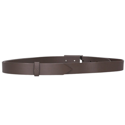 Balenciaga Leather Belt Gray x Silver One Size