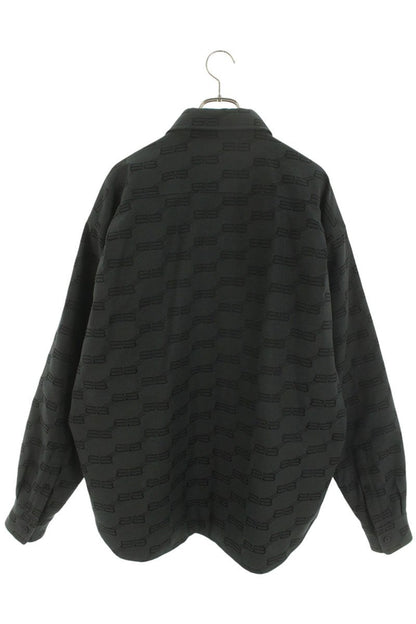 BALENCIAGA BB Logo Padded Jacket Black Size XS