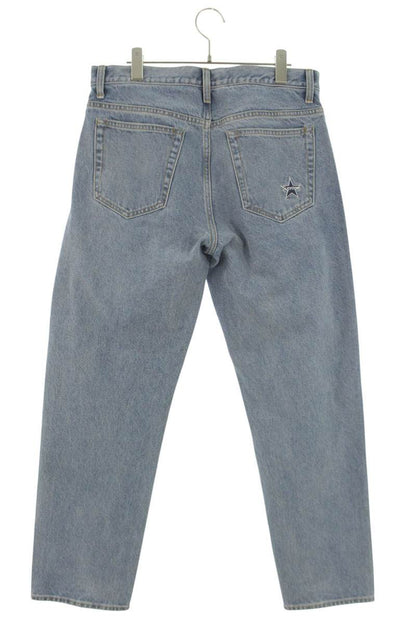 Supreme 26SS Logo Embroidered Denim Pants Blue Size 30