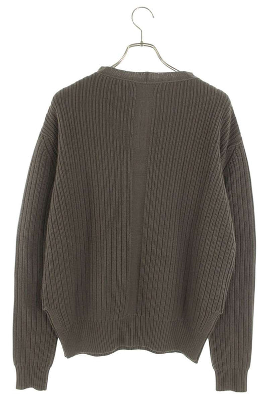 Rick Owens KWV High Neck Knit Sweater Brown Size S