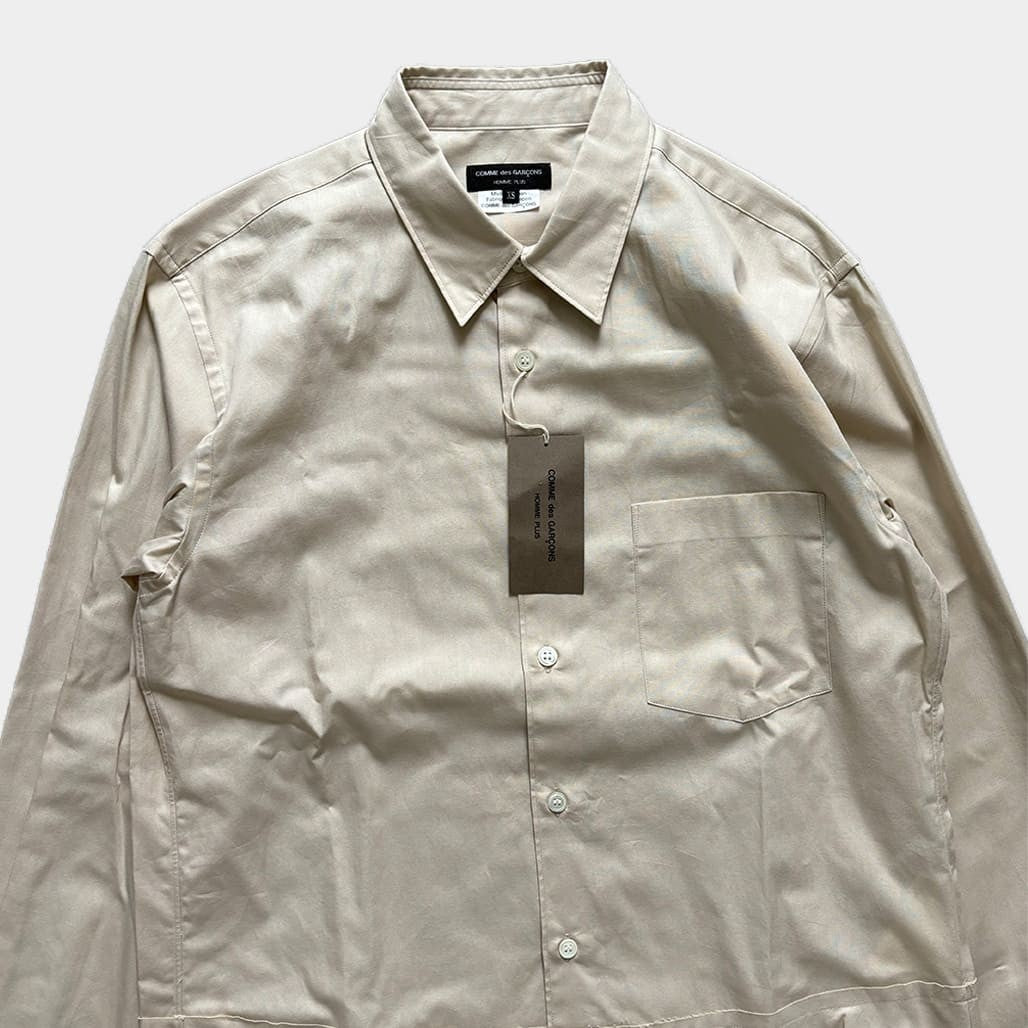 COMME DES GARCONS HOMME PLUS 23SS Shirt Beige Size XS