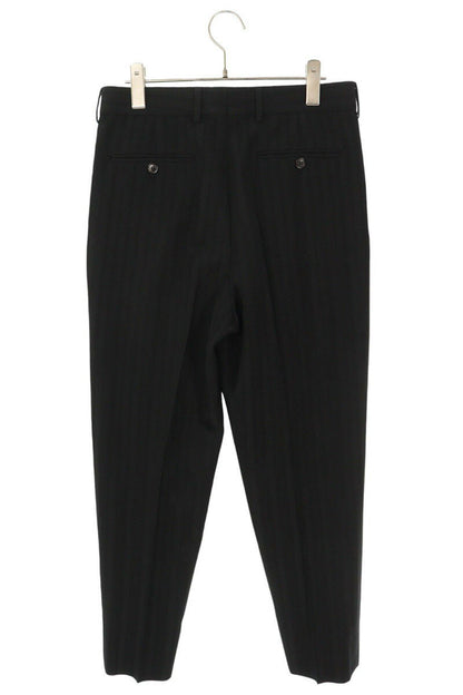 Saint Laurent Paris Striped Long Pants Black Size 44