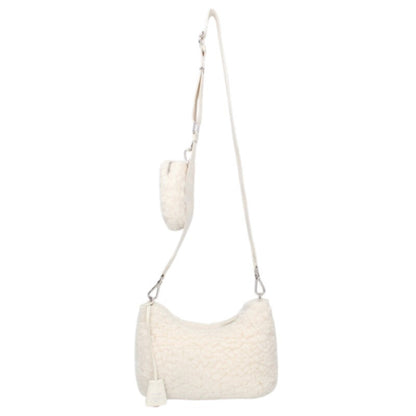 Prada Logo Shoulder Bag White One Size