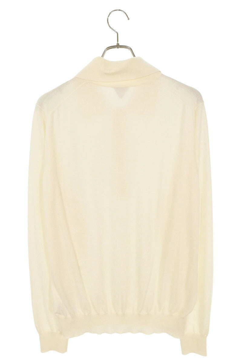 Bottega Veneta 25SS Polo Long Sleeve T-Shirt White Size S