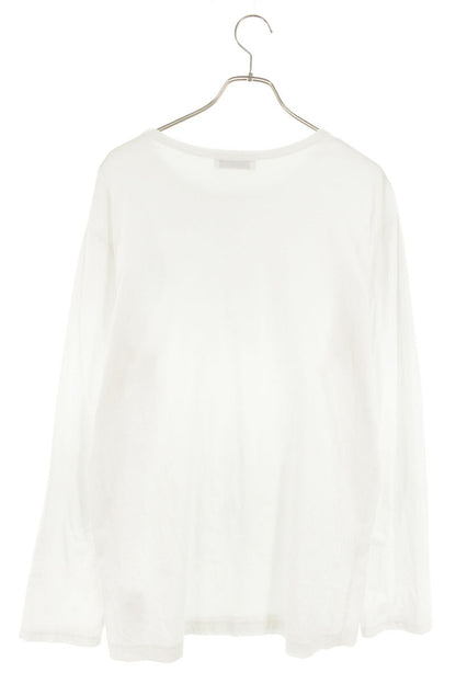 YOHJI YAMAMOTO POUR HOMME Crewneck Long Sleeve T-Shirt White Size 3