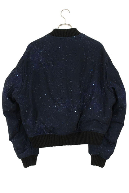 Off-White All-Over Print MA-1 Blouson Blue x Black Size M