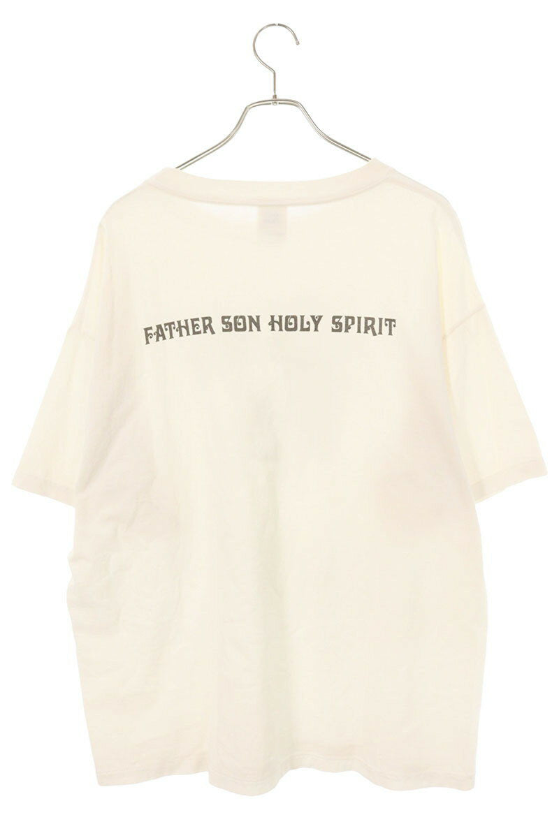 Saint Michael x Neighborhood 23SS Distressed Print T-Shirt White Size XL