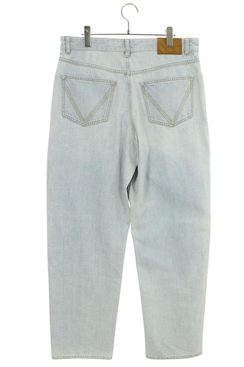 Bottega Veneta Wide Denim Pants Blue Size 48