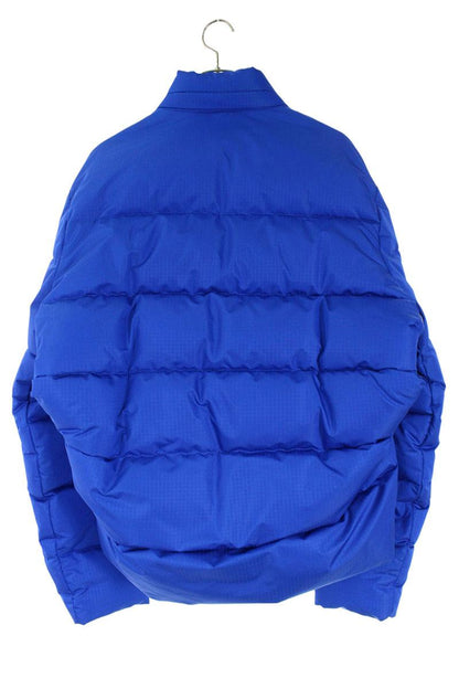 Balenciaga Logo Print Down Jacket Blue Size S