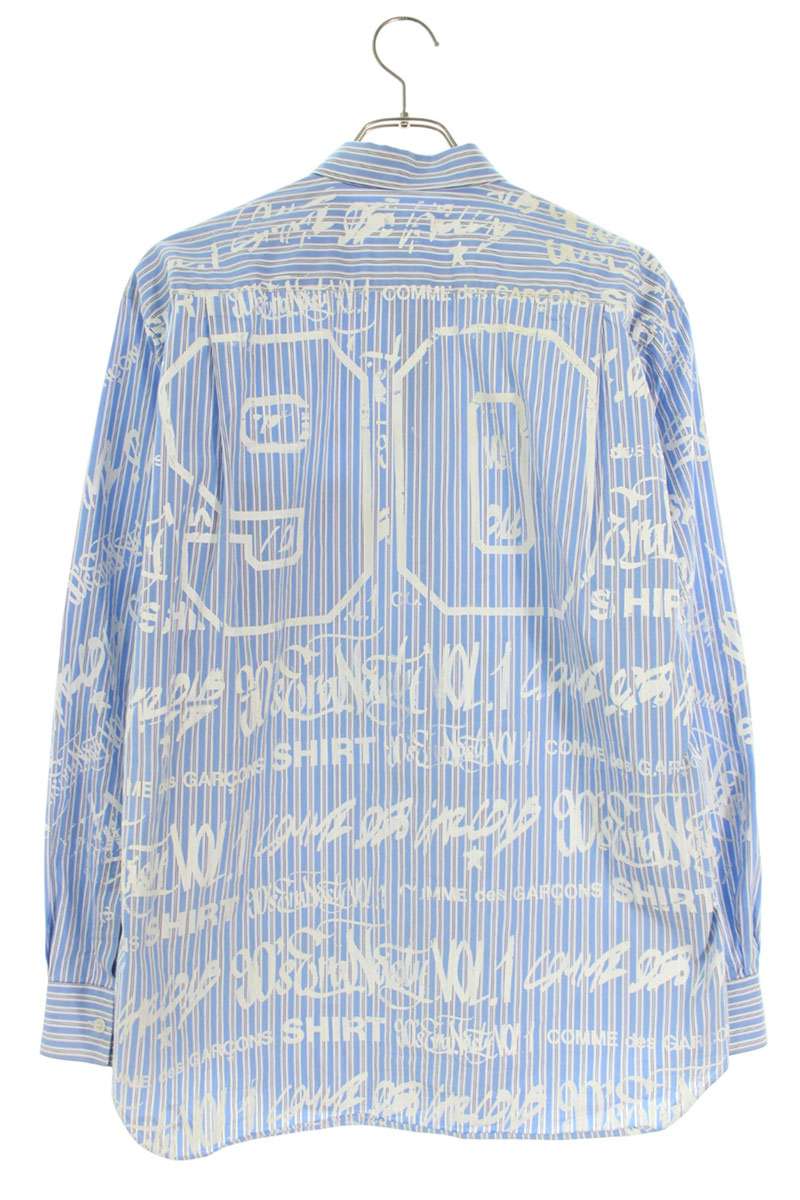 Comme des Garcons x AP Nast All-Over Print Long Sleeve Shirt Size M