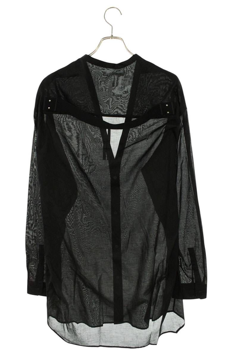 Rick Owens 26SS CONCORDIAN SHIRT Black Size S