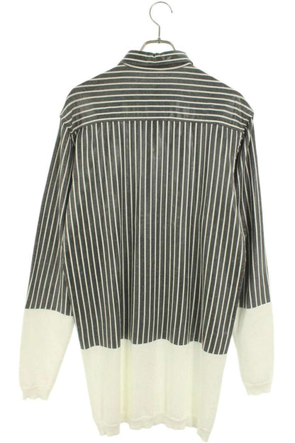 Y/Project KNIT SHIRT Gray x White Size XXS
