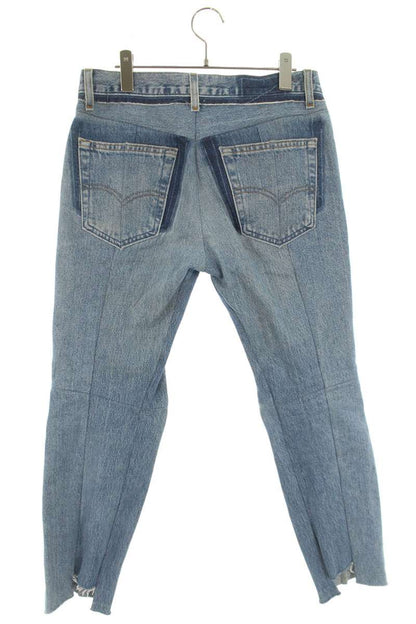 Vetements Reconstructed Denim Pants Blue Size US 30