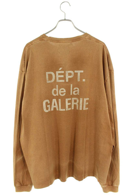 Gallery Dept. 25SS Well-Washed Logo Print T-Shirt Brown Size XXL