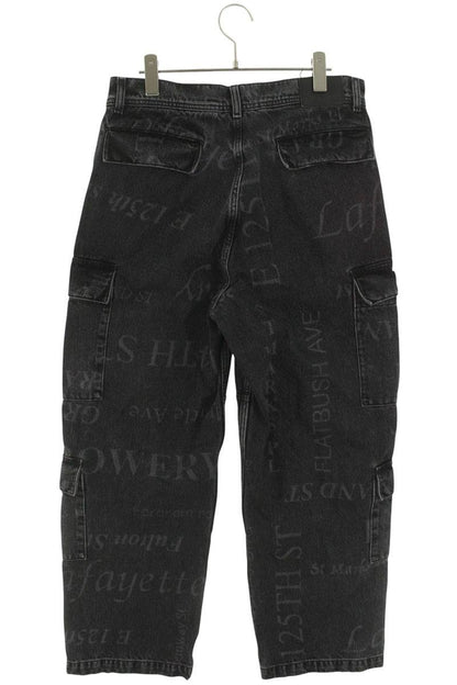 Supreme x MARTIN ROSE 24AW Denim Cargo Pant Pants Black Size 30