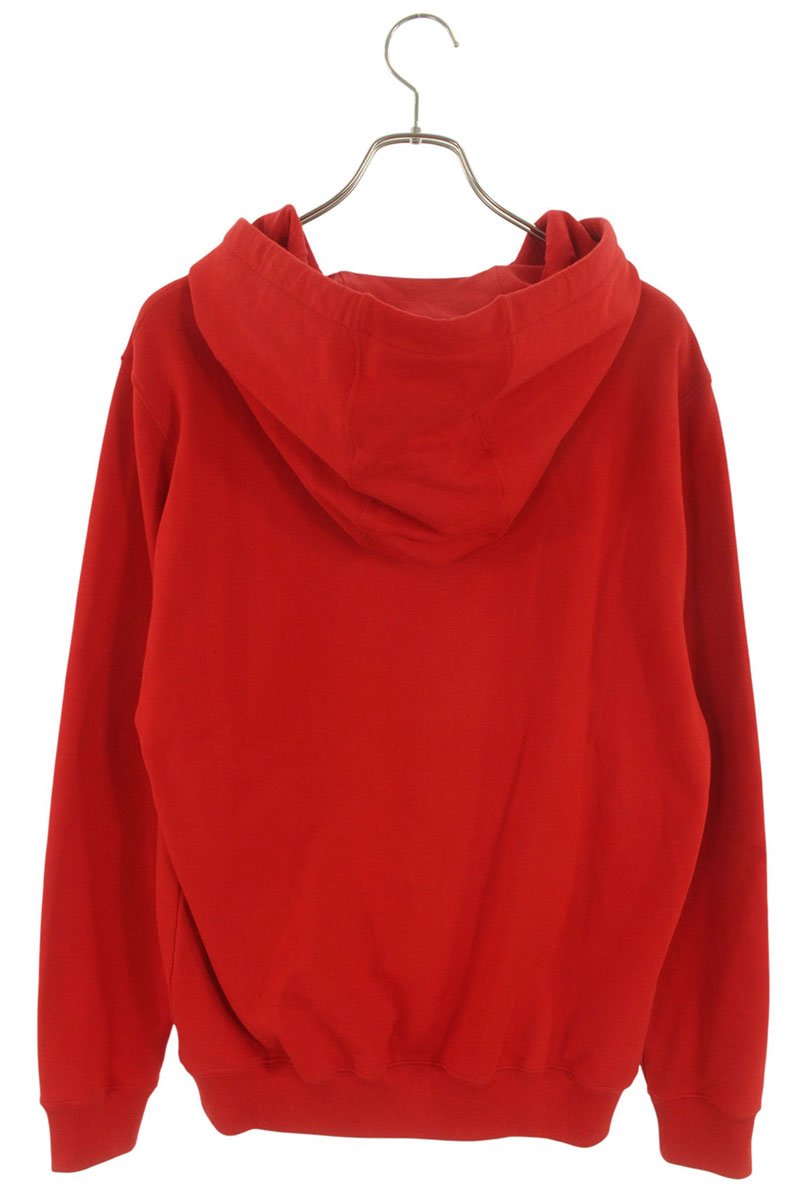 Versace Logo Print Hoodie Red Size S