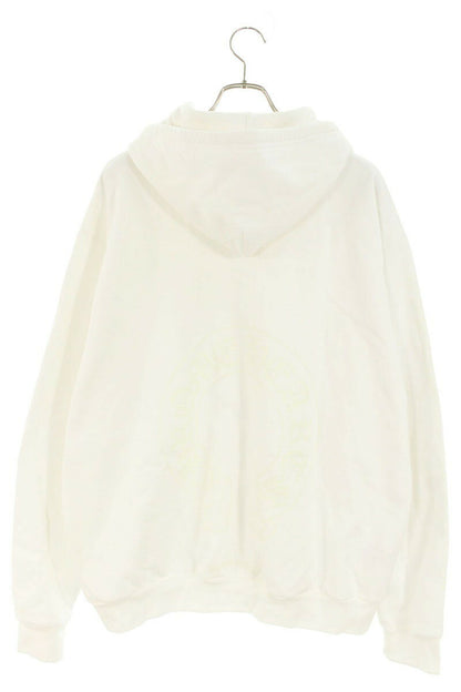 Chrome Hearts WWW.CHROMEHEARTS.COM HOODIE White x Silver Size L