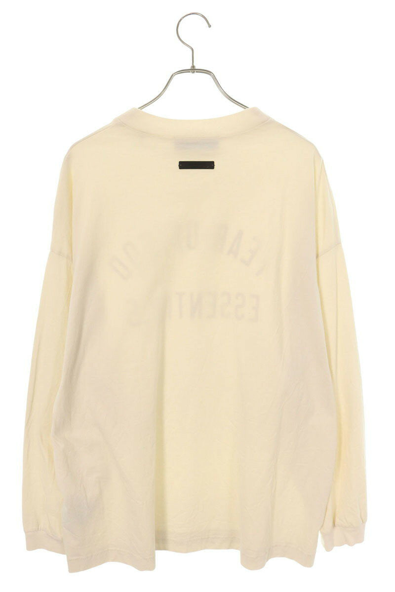 Vintage Fear of God Tops - FEAR OF GOD ESSENTIALS Long Sleeve T-Shirt White 002203 Size S - Authentic Archive