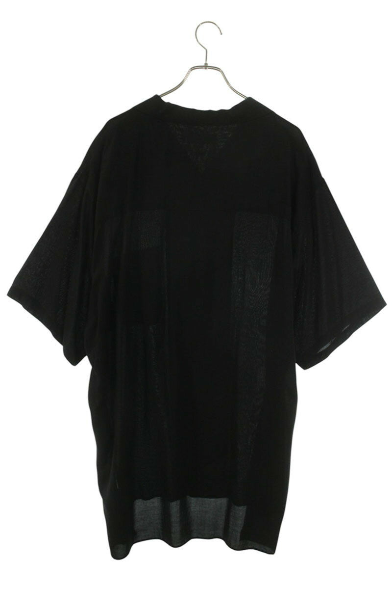 YOHJI YAMAMOTO POUR HOMME 23SS Short Sleeve Shirt Black Size M
