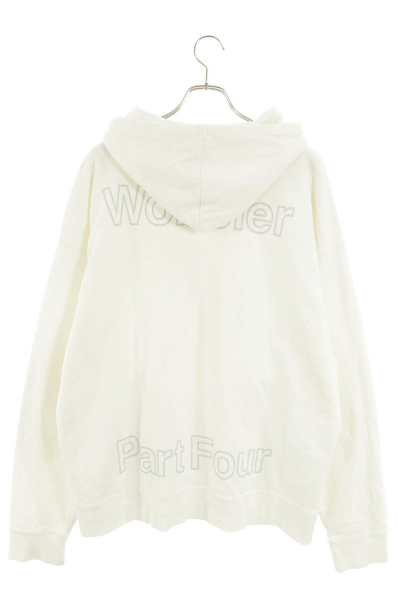 MIHARAYASUHIRO Print Pullover Hoodie White Size 46