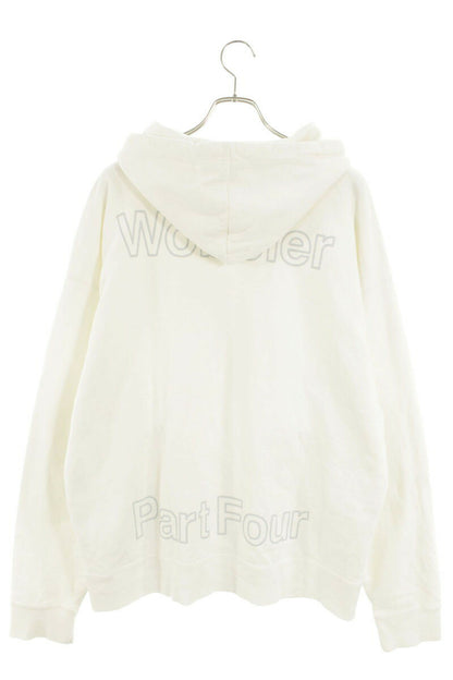MIHARAYASUHIRO Print Pullover Hoodie White Size 46