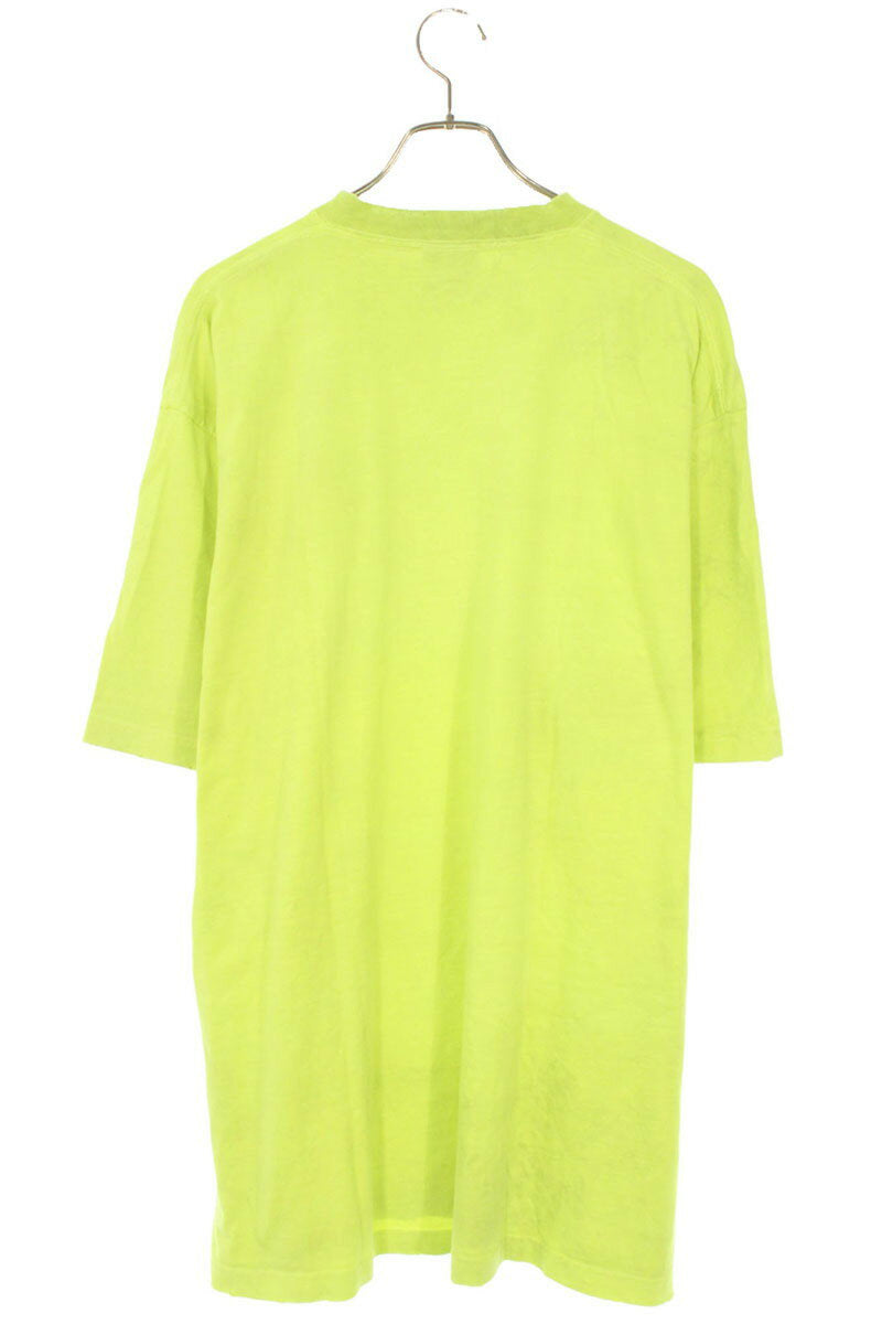Balenciaga Logo Print T-Shirt Green Size S