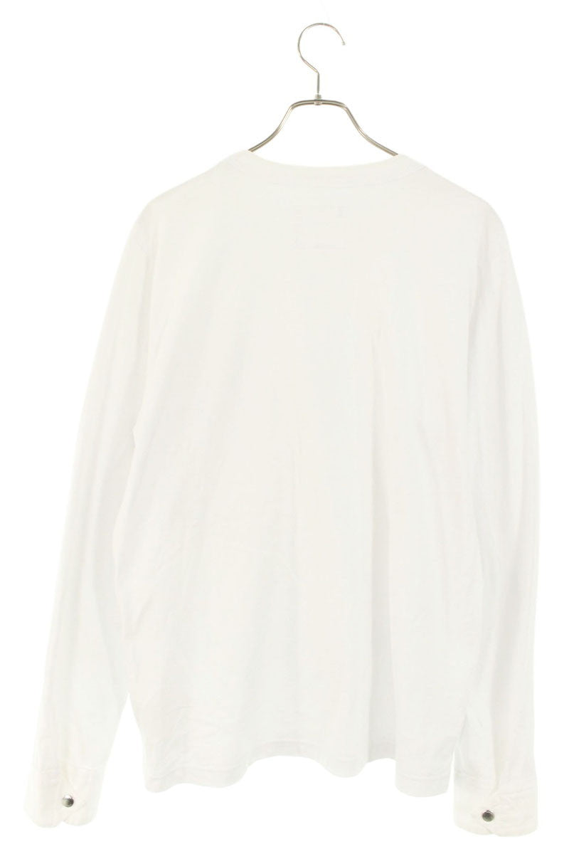 Sacai Cotton Long Sleeve T-Shirt White Size M