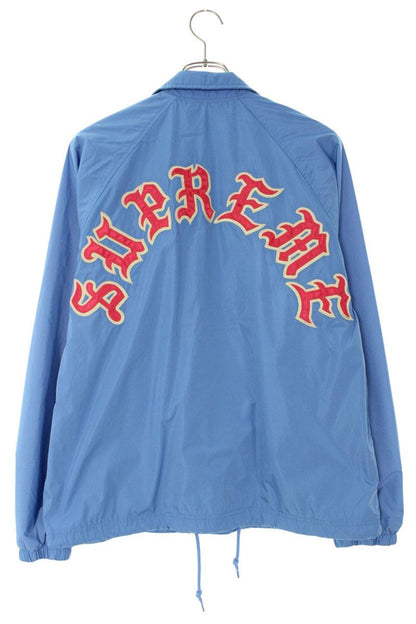 Supreme 25AW Old English Arc Coaches Jacket Blue x Red Size S