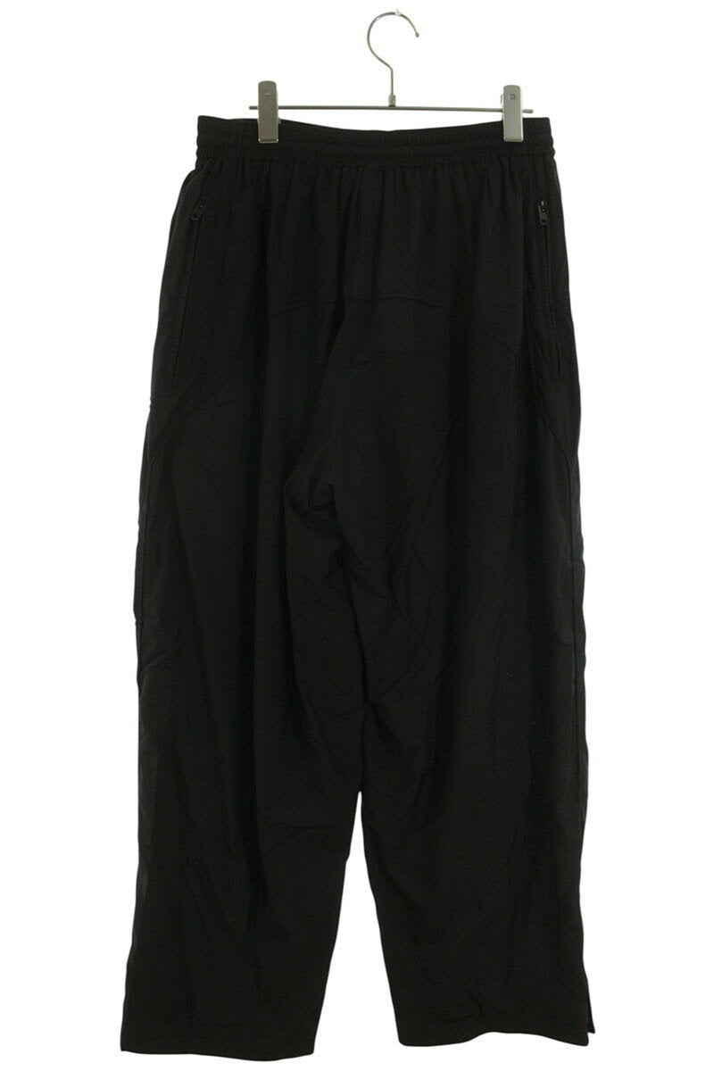Balenciaga Zip Nylon Long Pants Black Size 46