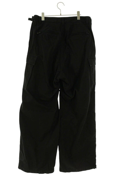 BALENCIAGA 22AW Side Zip Cargo Pants Black Size 33