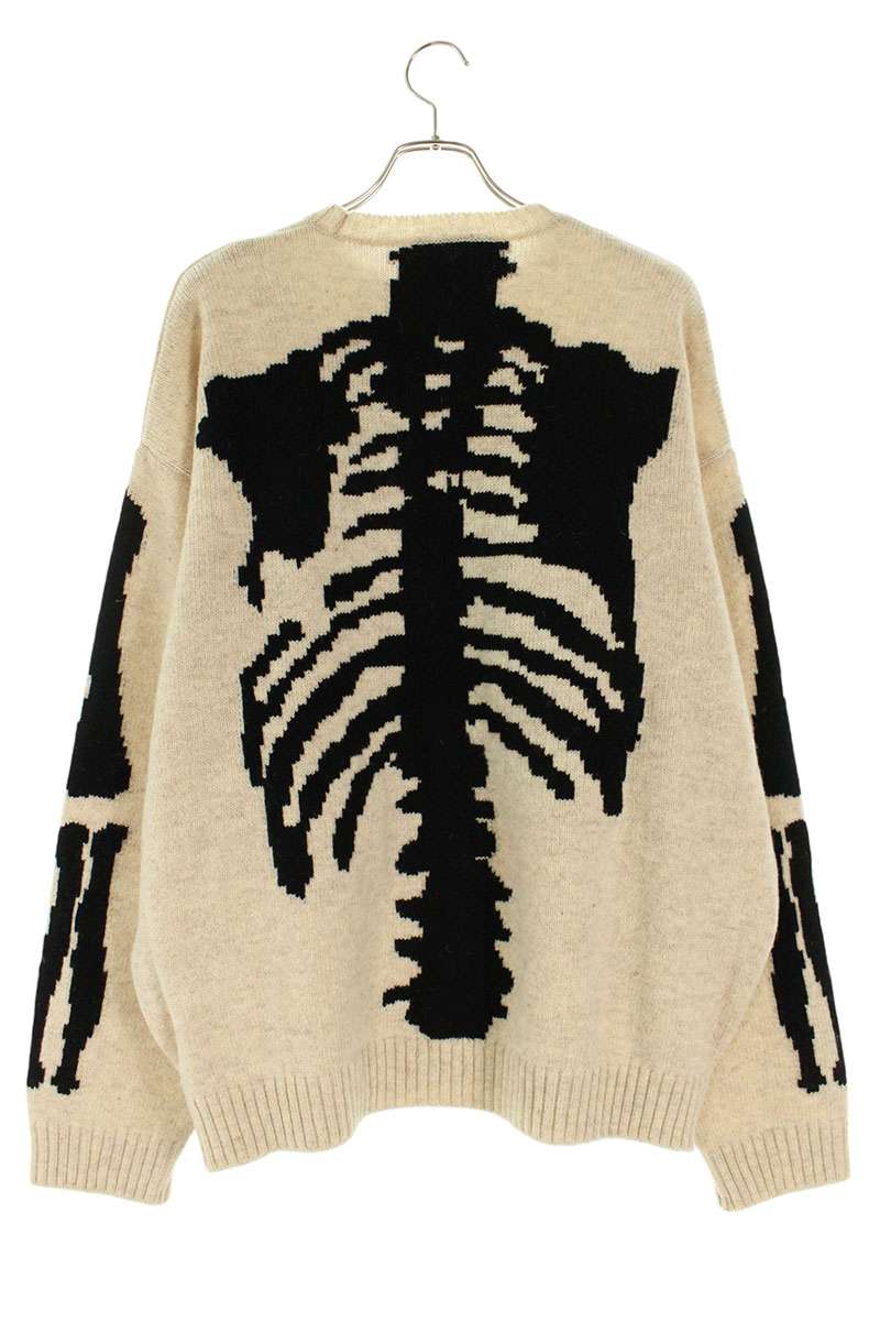 Kapital Wool BONE Knit Sweater Beige x Black Size 3