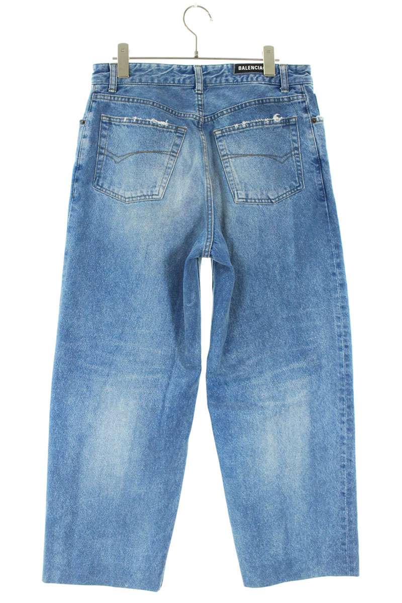 Balenciaga Vintage Wide Denim Pants Blue Size 28