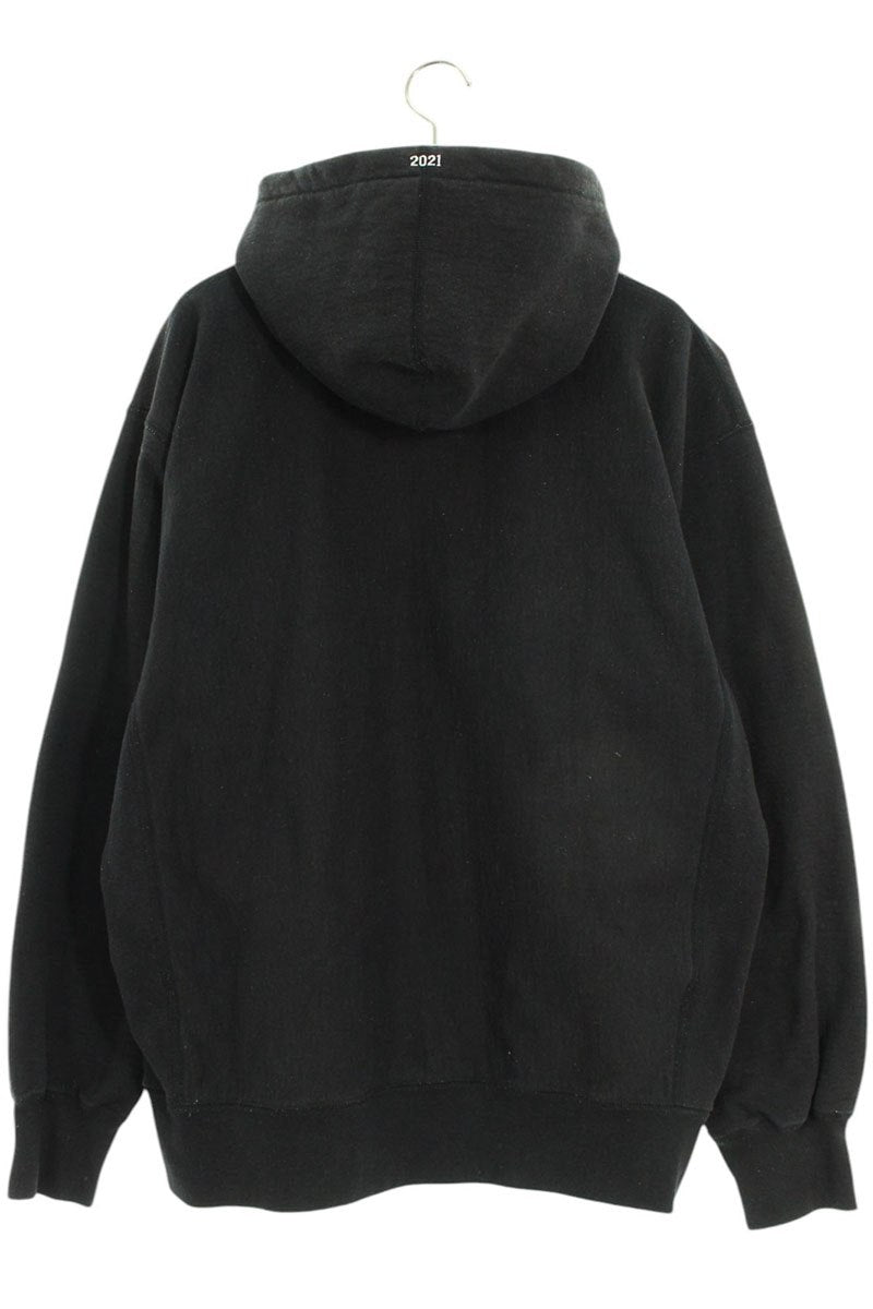 Supreme 21AW Box Logo Hooded Sweatshirt Black Size L