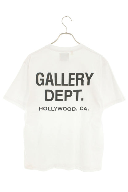 Gallery Dept. Logo Print T-Shirt White x Black Size S