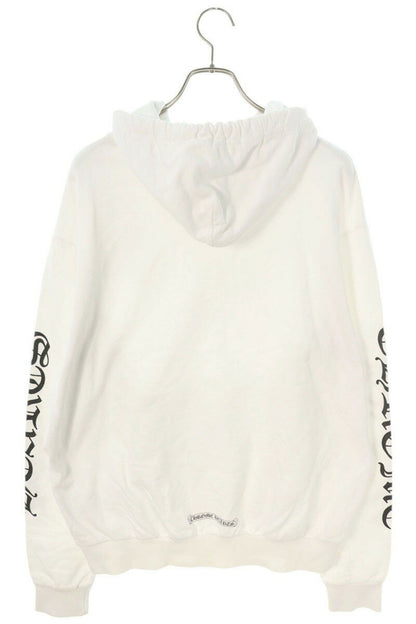 Chrome Hearts SWTSHRT PLVR Logo Print Pullover Hoodie White Size M